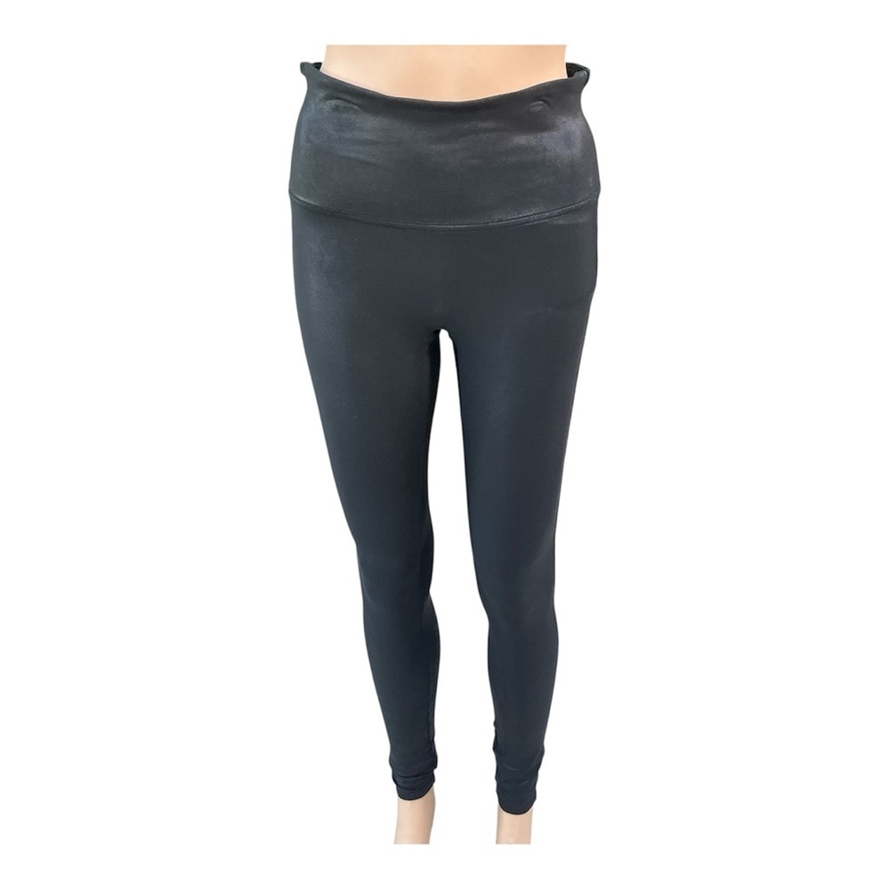 Spandx Women's Black High-Waisted Leggings Size Medium